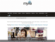Tablet Screenshot of myria.com